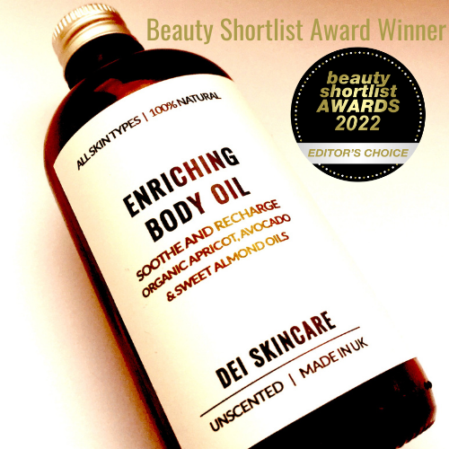 Enriching Body Oil With Organic Apricot, Avocado & Sweet Almond Oils | Soothe and Recharge